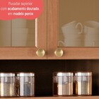 Cozinha Completa Sálvia 20 Portas 3 Gavetas Com Vidro Freijó/