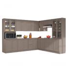 Cozinha Completa Sara 12 Peças Fumê - Fdecor