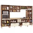 Cozinha Completa Style 14 Portas 5 Gavetas Manchester/champag