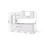 Cozinha Completa Suprema Branco 9 Peças