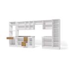 Cozinha Completa Suprema Branco/freijó Ripado 11 Peças