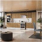 Cozinha Completa Suprema Branco/freijó Ripado 11 Peças