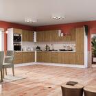 Cozinha Completa Suprema Branco/freijó/ripado 3d 19 Peças