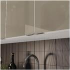 Cozinha Completa Suprema Branco/vidro Bronze 8 Peças