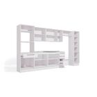 Cozinha Completa Suprema Branco/vidro Bronze 8 Peças