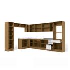 Cozinha Completa Suprema Freijó/branco 14 Peças