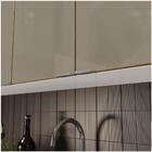 Cozinha Completa Suprema Freijó/branco/vidro Bronze 10 Peças