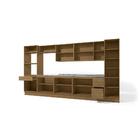 Cozinha Completa Suprema Freijó/vidro Bronze 10 Peças