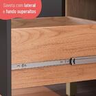 Cozinha Completa Thela Bárbara 5 Peças Com Balcão Freijó/graf