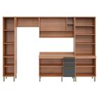 Cozinha Completa Thela Bárbara C/ Armário E Balcão Freijó E G