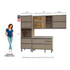 Cozinha Completa Thela Canela 8 Porta 5 Gavetas Salina - Tela