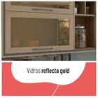 Cozinha Completa Thela Canela 8 Portas 5 Gavetas Com Vidro Sa