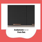 Cozinha Completa Thela Emília 8 Portas 1 Gaveta Preto 912411