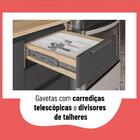 Cozinha Completa Thela Hibisco 15 Portas 3 Gavetas Aveiro/gra