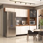 Cozinha Completa Torino 11 Portas 2 Gavetas Amêndola Touch/br