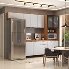 Cozinha Completa Torino 11 Portas 2 Gavetas Amêndola Touch/nu