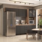 Cozinha Completa Torino 11 Portas 2 Gavetas Avena Touch/grafi