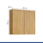 Cozinha Completa Torino Com 2 Aéreos, 1 Paneleiro Porta De Vi