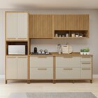 Cozinha Completa Torino Com 2 Aéreos, 2 Balcões E 1 Paneleiro