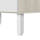 Cozinha Completa Torre Quente 5 Peças 100% Mdf Angela Bianco