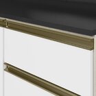 Cozinha Completa Torre Quente 5 Peças 100% Mdf Angela Bianco