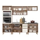 Cozinha Completa Torre Quente 5 Peças 100% Mdf Angela Carvalh