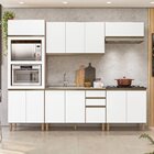 Cozinha Completa Torre Quente 5 Peças 100% Mdf Angela Carvalh