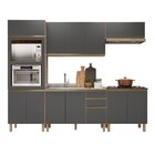 Cozinha Completa Torre Quente 5 Peças 100% Mdf Angela Carvalh