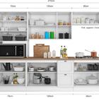 Cozinha Completa Unna 12 Portas 2 Gavetas Branco Poliman