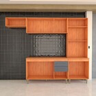 Cozinha Completa Vanessa 9 Portas 2 Gavetas Cinamomo/grafite