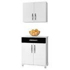 Cozinha Conjugada 2 Peças Londrina Arte Móveis Branco