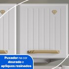Cozinha De Aço Compacta 3 Peças 7 Portas 1 Nicho Smart  Branco