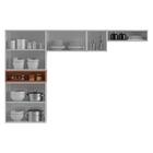 Cozinha De Aço Compacta 3 Peças Amanda Multimóveis Cr6082 Bra