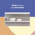 Cozinha De Aço Compacta 3 Peças Amanda Multimóveis Glass Cr60