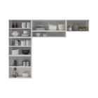 Cozinha De Aço Compacta 3 Peças Amanda Multimóveis Glass Cr60