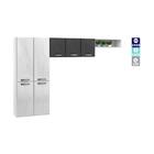 Cozinha De Aço Compacta 3 Peças Amanda Multimóveis Smart Cr60