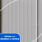 Cozinha De Aço Compacta 3 Peças Com Vidros 11 Portas Diamante