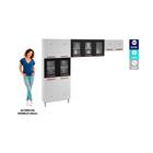 Cozinha De Aço Compacta 3 Peças Regina Multimóveis Glass Cr61