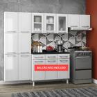 Cozinha De Aço Compacta 3 Peças Rose Multimóveis Cr6101 Branco
