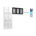 Cozinha De Aço Compacta 3 Peças Rose Multimóveis Cr6102 Branc