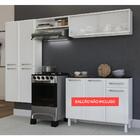 Cozinha De Aço Compacta 3 Peças Rose Multimóveis Glass Cr6111