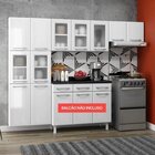 Cozinha De Aço Compacta 3 Peças Topázio  Branco