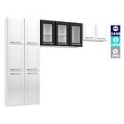 Cozinha De Aço Compacta 3 Peças Topázio Telasul Branco Com Pr