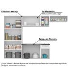 Cozinha De Aço Compacta 4 Peças Amanda Itatiaia