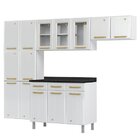 Cozinha De Aço Compacta Com Vidro 4 Peças Diamante Telasul Br