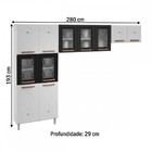 Cozinha De Aço Compacta Mirage New 11 Portas 6 Prateleiras Co