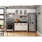 Cozinha De Aço Compacta Telasul Mirage New Branco 3 Vidros 4