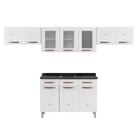 Cozinha De Aço Compacta Telasul Mirage New Branco C/ Balcão P