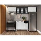 Cozinha De Aço Compacta Telasul Rubi Preto C/ Balcão