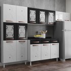 Cozinha De Aço Completa Mirage New 14 Portas 3 Gavetas Branco